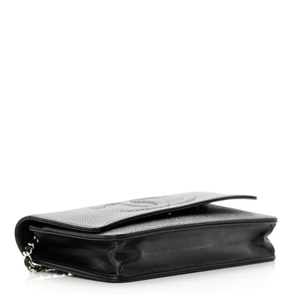 Chanel Caviar Timeless CC Wallet on Chain WOC Black 4 of 17