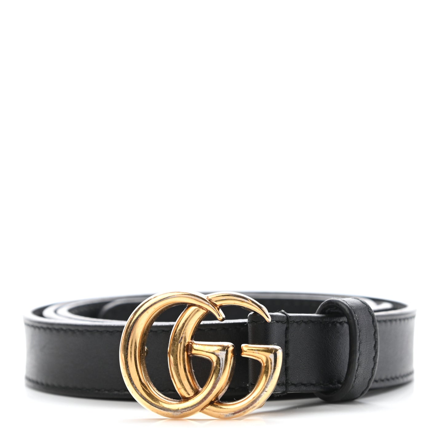 Calfskin Double G 20mm Belt 105 42 Black