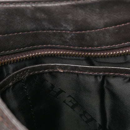 Burberry Calfskin Studded Medium Alverton Hobo Chocolate 13 of 19