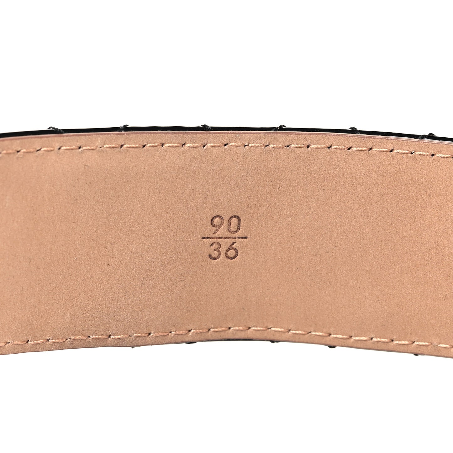 Patent Quilted CC Logo Wide Belt 90 36 Black