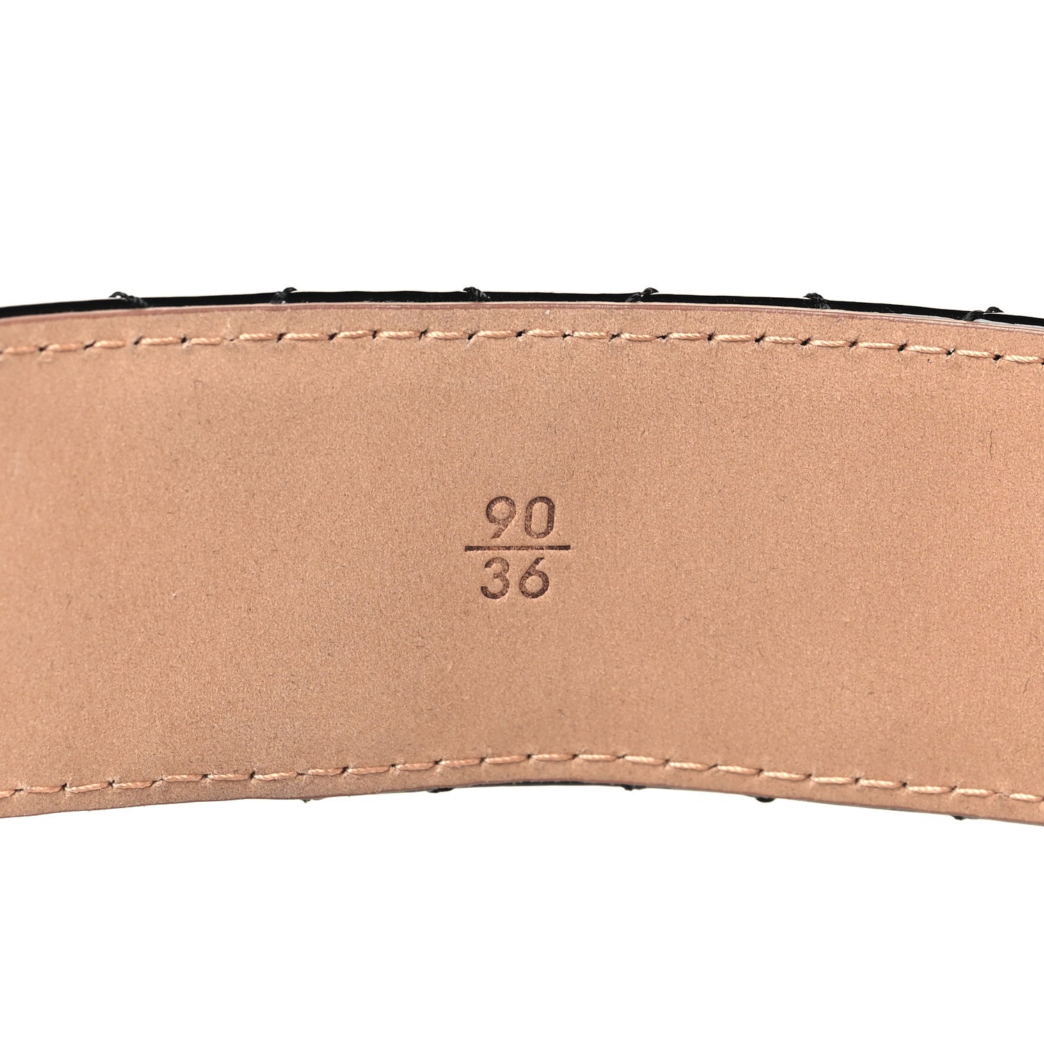 Chanel Patent Quilted CC Logo Wide Belt 90 36 Black 5 of 9