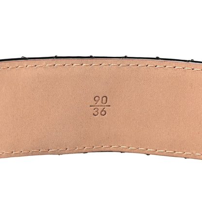Chanel Patent Quilted CC Logo Wide Belt 90 36 Black 5 of 9