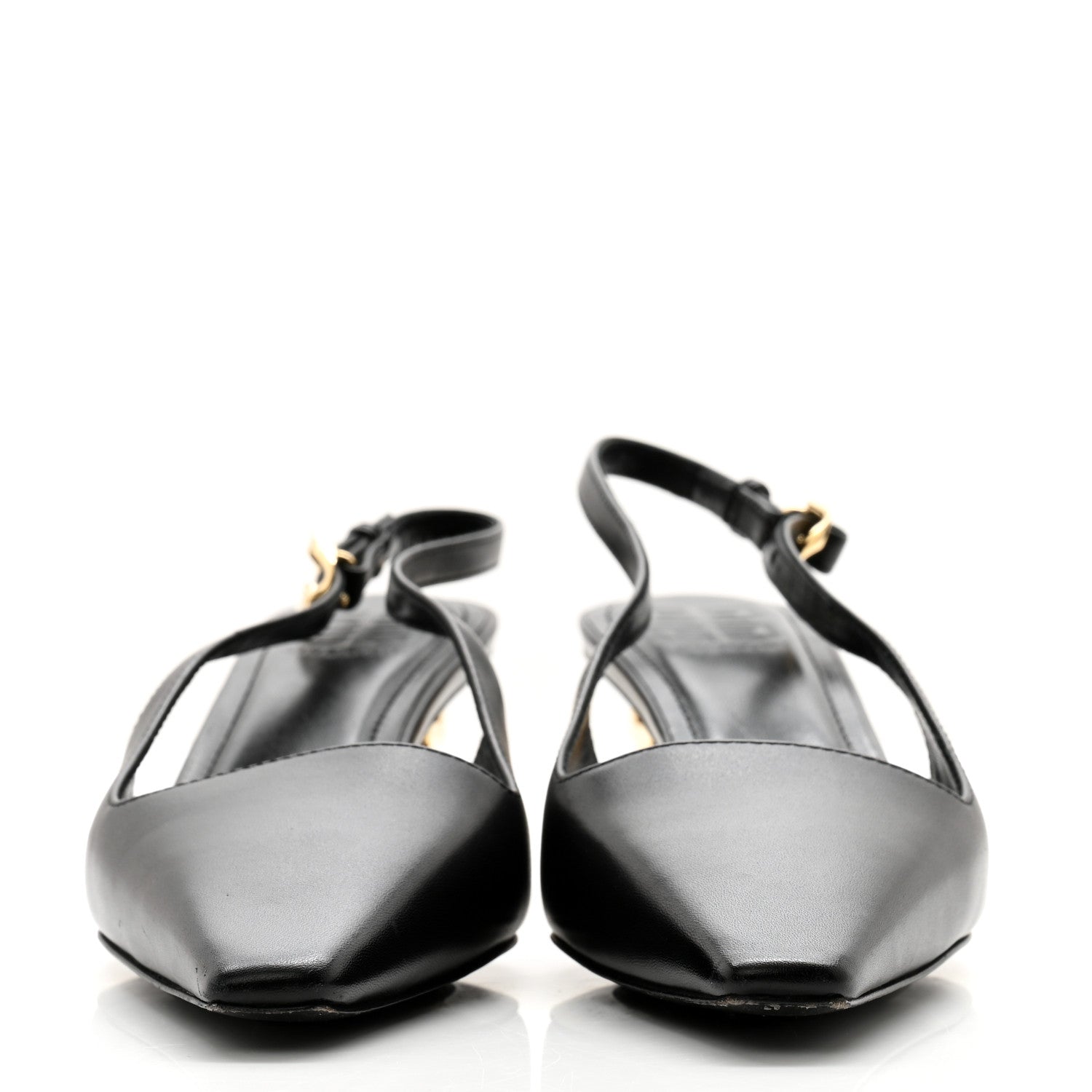 Givenchy Calfskin G Cube 50mm Slingback Pumps 35 Black 2 of 12