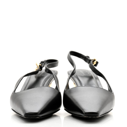 Givenchy Calfskin G Cube 50mm Slingback Pumps 35 Black 2 of 12