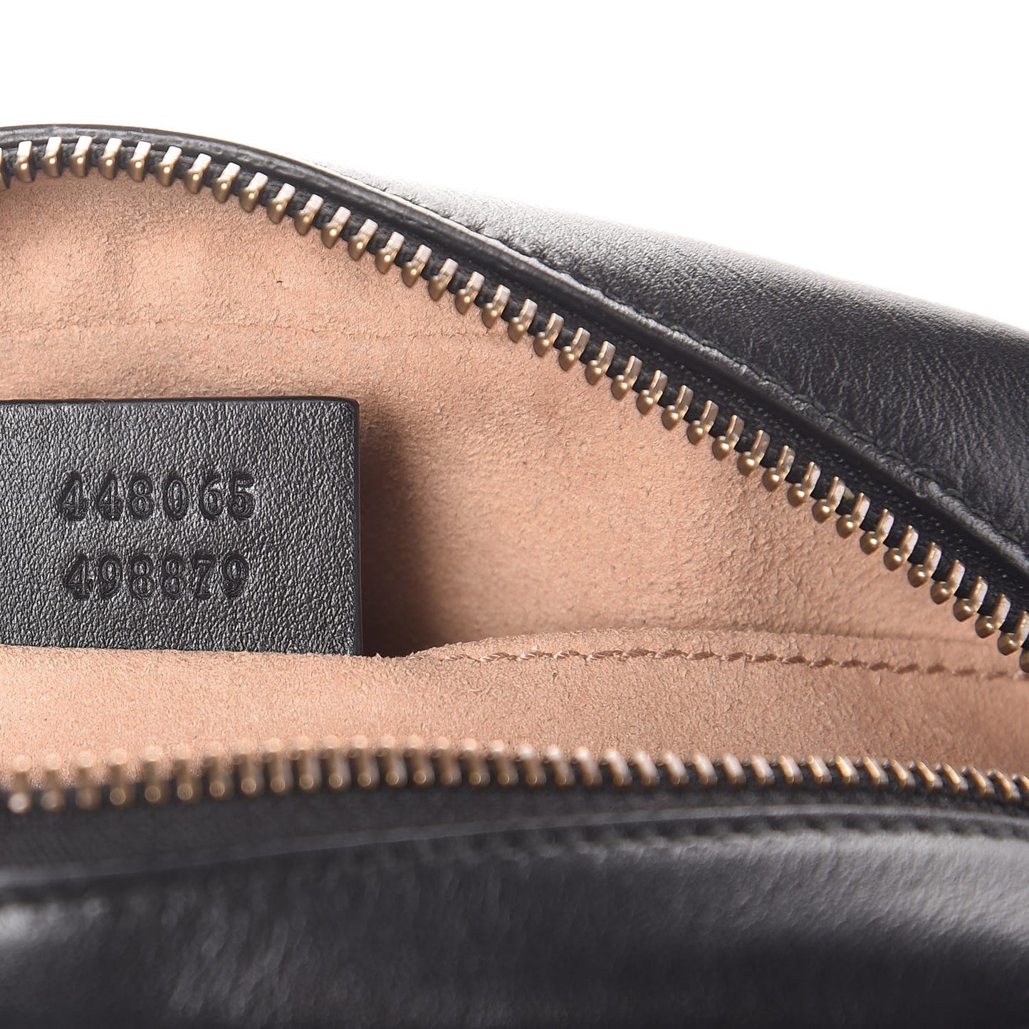 Calfskin Matelasse Mini GG Marmont Chain Shoulder Bag Black