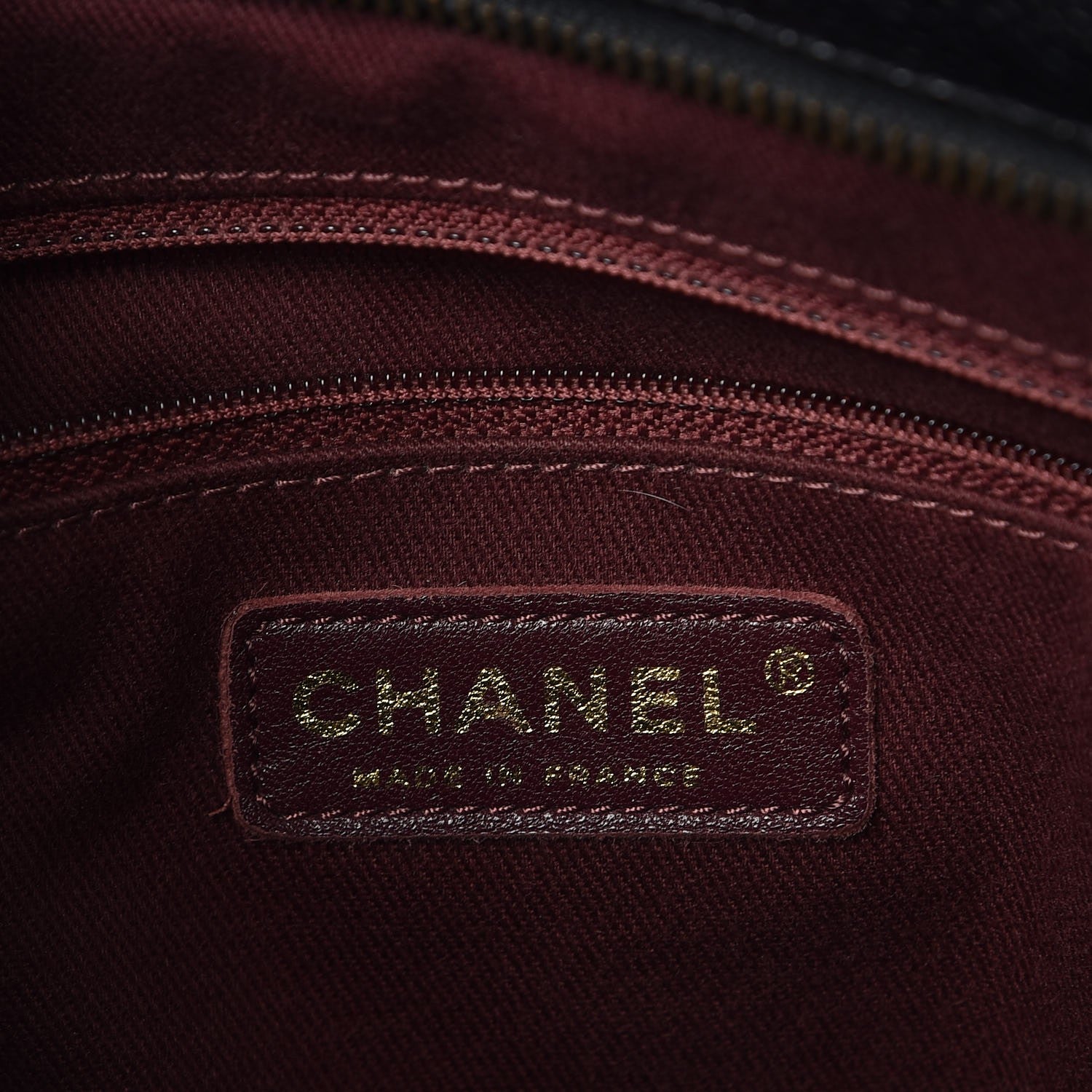 Chanel Glazed Caviar Coco Pleats Tote Black 6 of 9