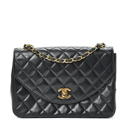 Chanel Lambskin Quilted Small Single Flap Black 1 of 22
