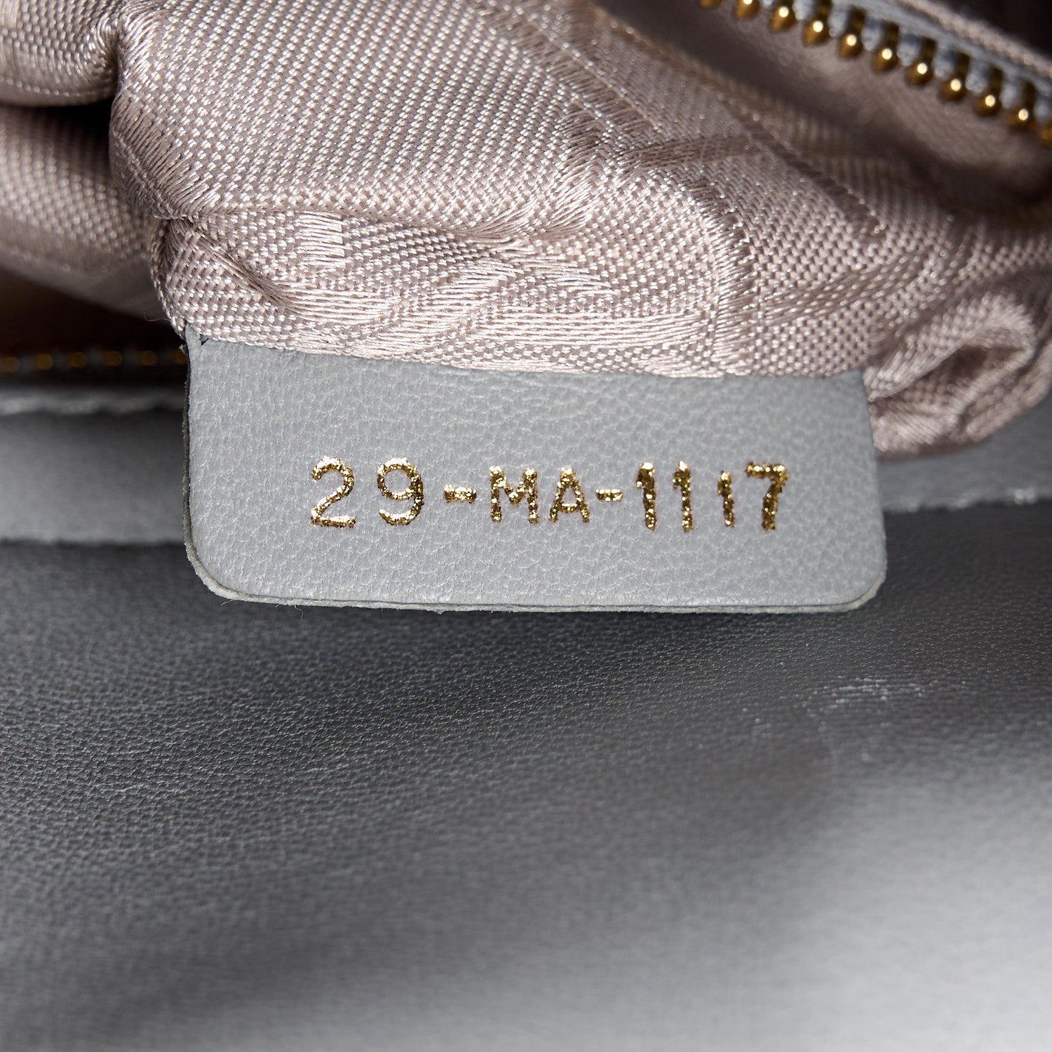 Christian Dior Lambskin Cannage Small Lucky Badges Lady Dior Grey 7 of 10