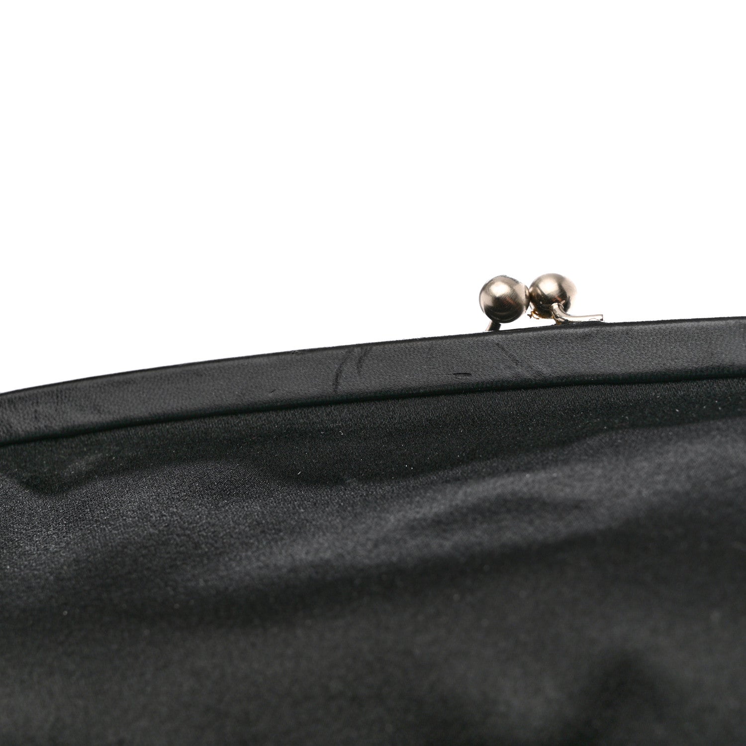Prada Tessuto Nylon Nappa Kisslock Shoulder Bag Black 11 of 14