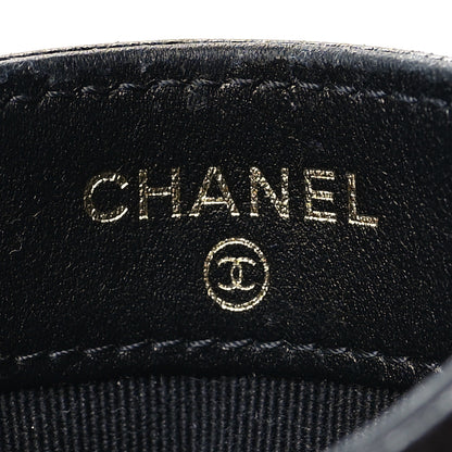 Chanel Caviar Quilted Crystal Card Holder Black 6 of 9