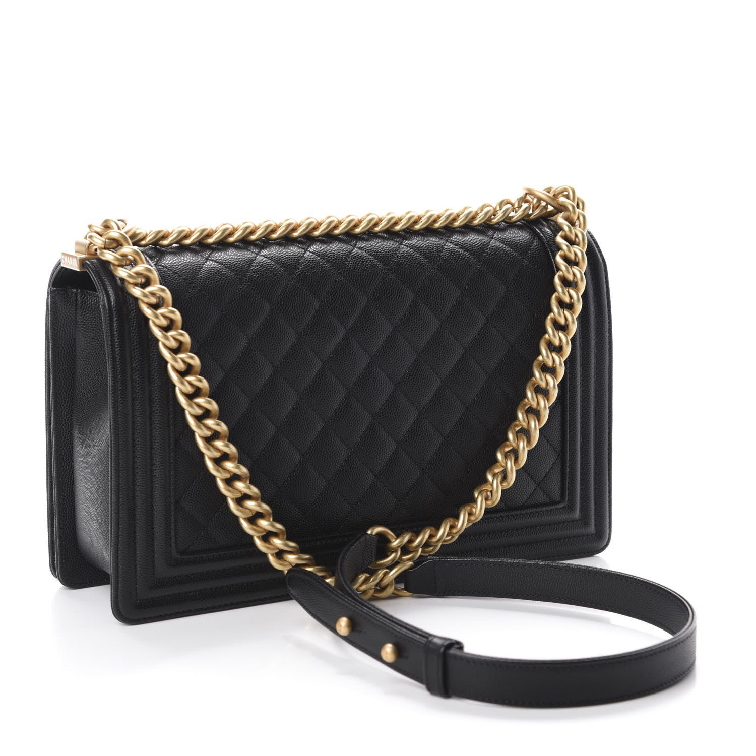Chanel Caviar Quilted New Medium Boy Flap Black 3 of 11