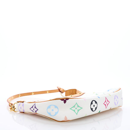 Louis Vuitton Monogram Multicolor Pochette Accessories White 4 of 8