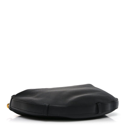 Celine Supple Calfskin Medium Strap Leandre Shoulder Bag Black 4 of 9