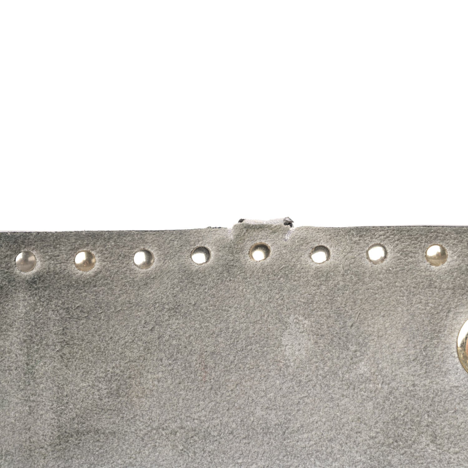 Valentino Garavani Grained Calfskin Rockstud Shoulder Tote Pastel Grey 6 of 10