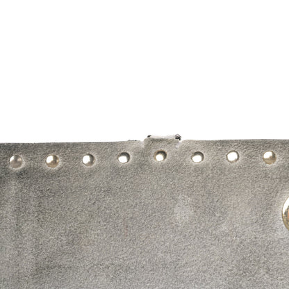Valentino Garavani Grained Calfskin Rockstud Shoulder Tote Pastel Grey 6 of 10