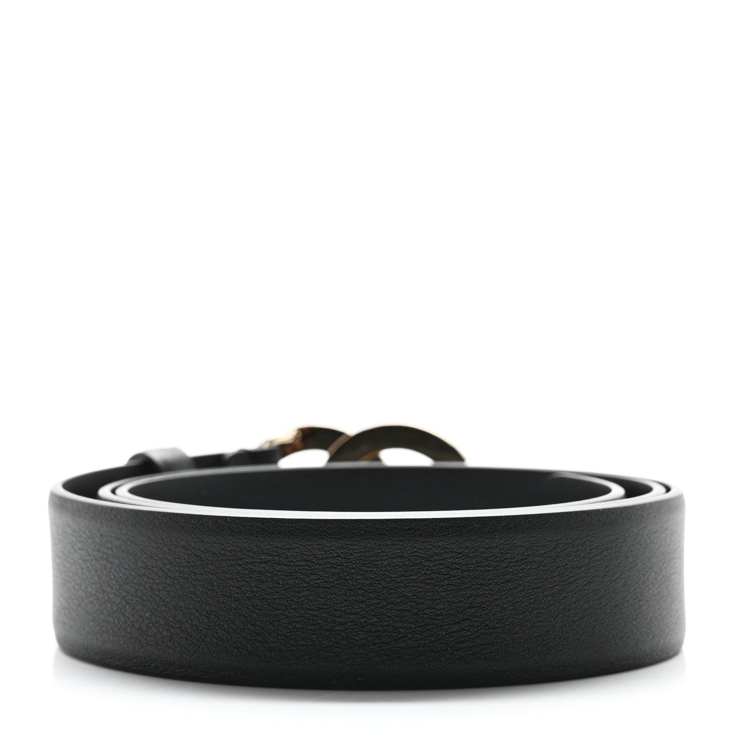 Chanel Calfskin Crystal Metal CC Belt 85 34 Black 2 of 7