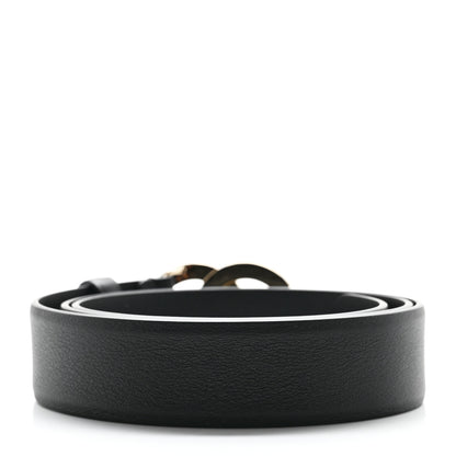 Chanel Calfskin Crystal Metal CC Belt 85 34 Black 2 of 7