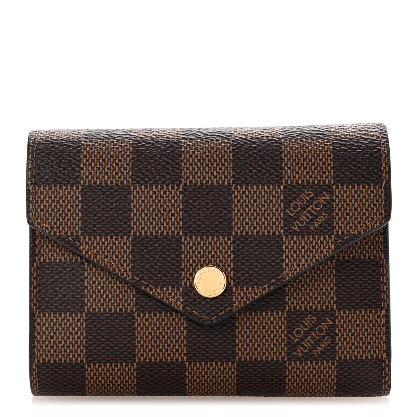 Damier Ebene Victorine Wallet Cherry
