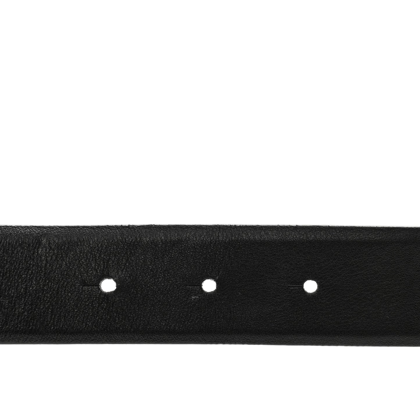 Calfskin Pearl Crystal CC Belt 90 36 Black