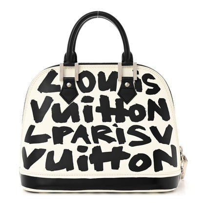 Louis Vuitton Graffiti Alma MM Black 1 of 10