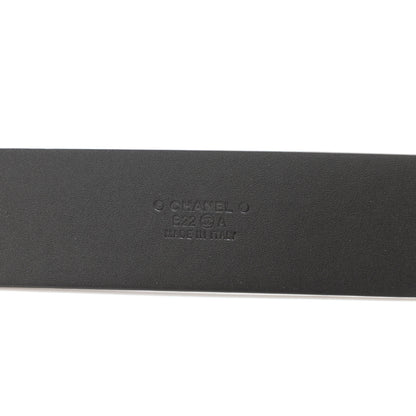 Chanel Calfskin Enamel CC Belt 80 32 Black 5 of 8