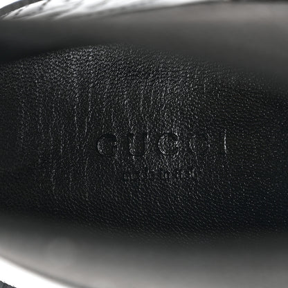 Gucci Calfskin Nappa Matelasse Frances Chelsea Boots 38.5 Black 7 of 10