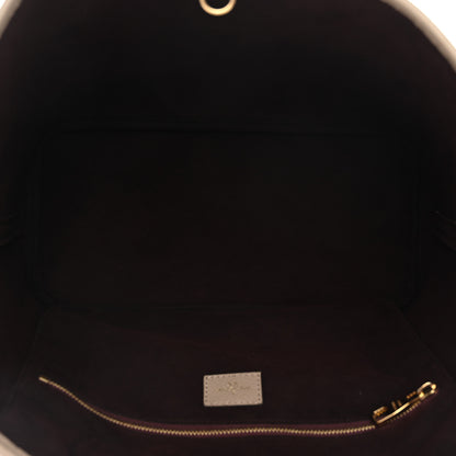 Louis Vuitton Empreinte Monogram Giant Neverfull MM Tourterelle 5 of 12