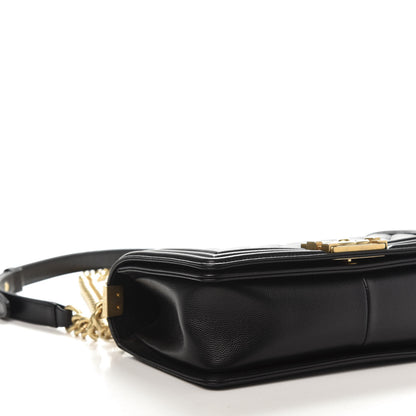Chanel Caviar Quilted Medium Boy Flap Black 6 of 11
