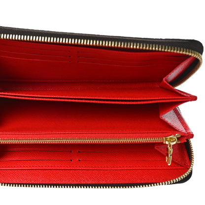 Louis Vuitton Damier Ebene 2020 Christmas Animation Bumper Cars Zippy Wallet Coquelicot 5 of 9