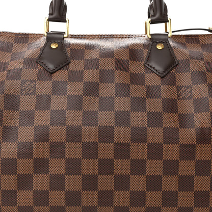 Louis Vuitton Damier Ebene Speedy 30 7 of 9