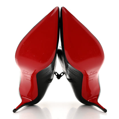Christian Louboutin Calfskin Lizard Embossed So Kate Booty 85 Ankle Boots 39.5 Black 5 of 8