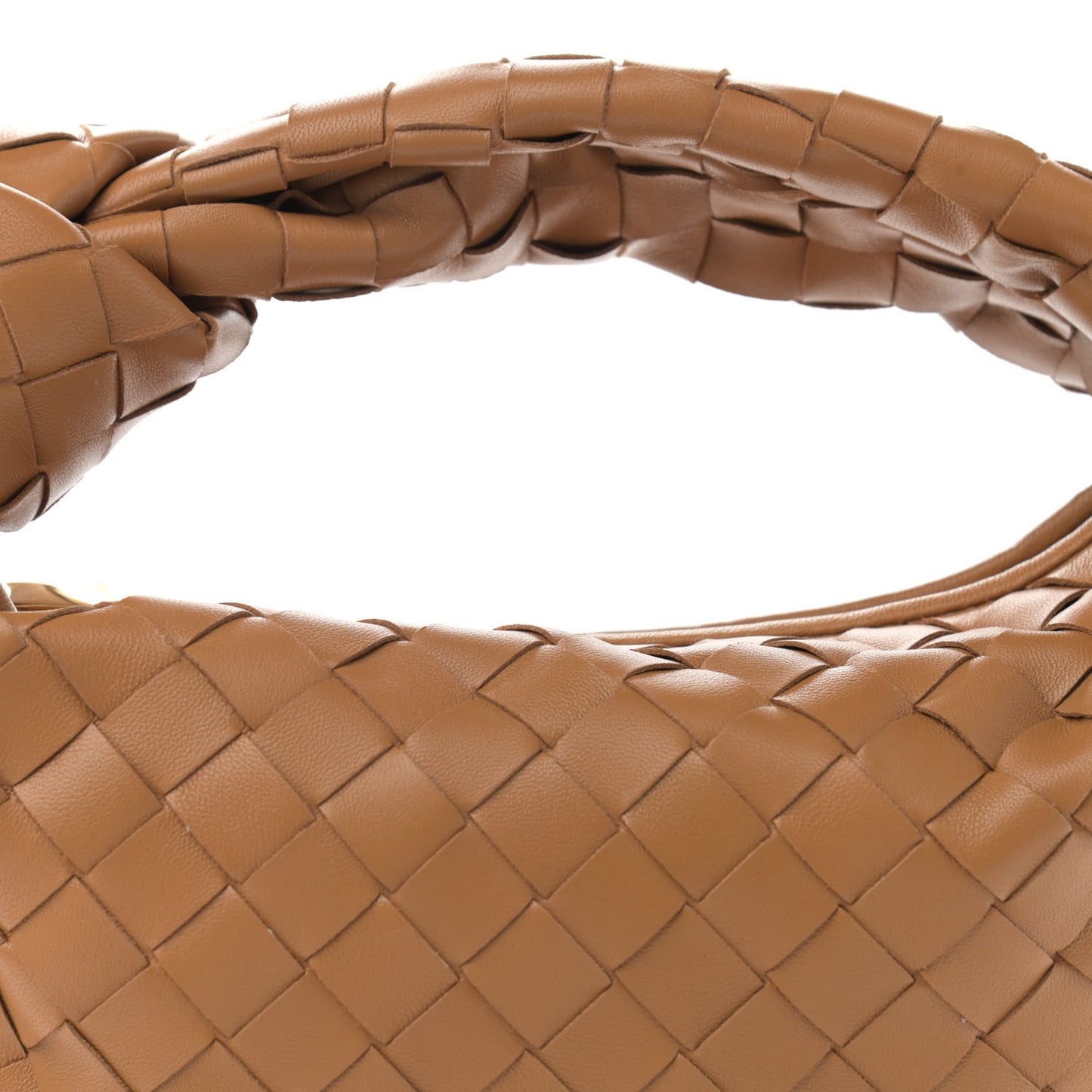 Nappa Intrecciato Mini Jodie Caramel