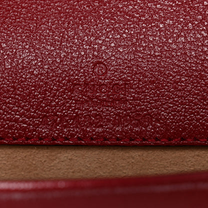 Gucci Tweed GG Monogram Super Mini Dionysus Shoulder Bag White Black Romantic Cherry 6 of 10
