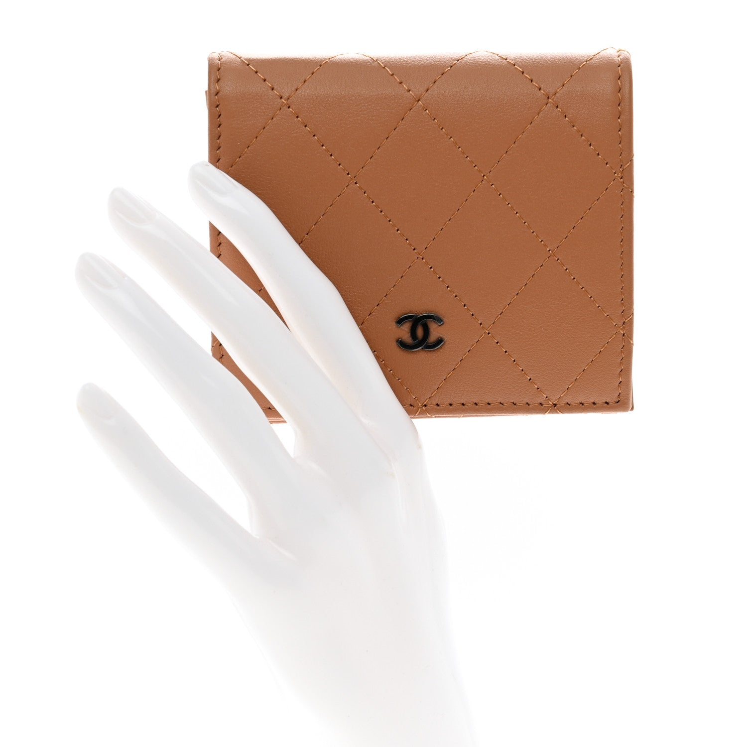 Chanel Lambskin Quilted Wallet 2 of 9