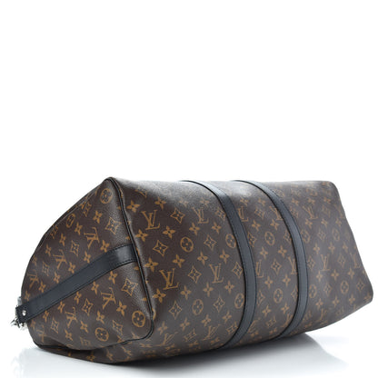 Louis Vuitton Monogram Macassar Keepall Bandouliere 45 3 of 12