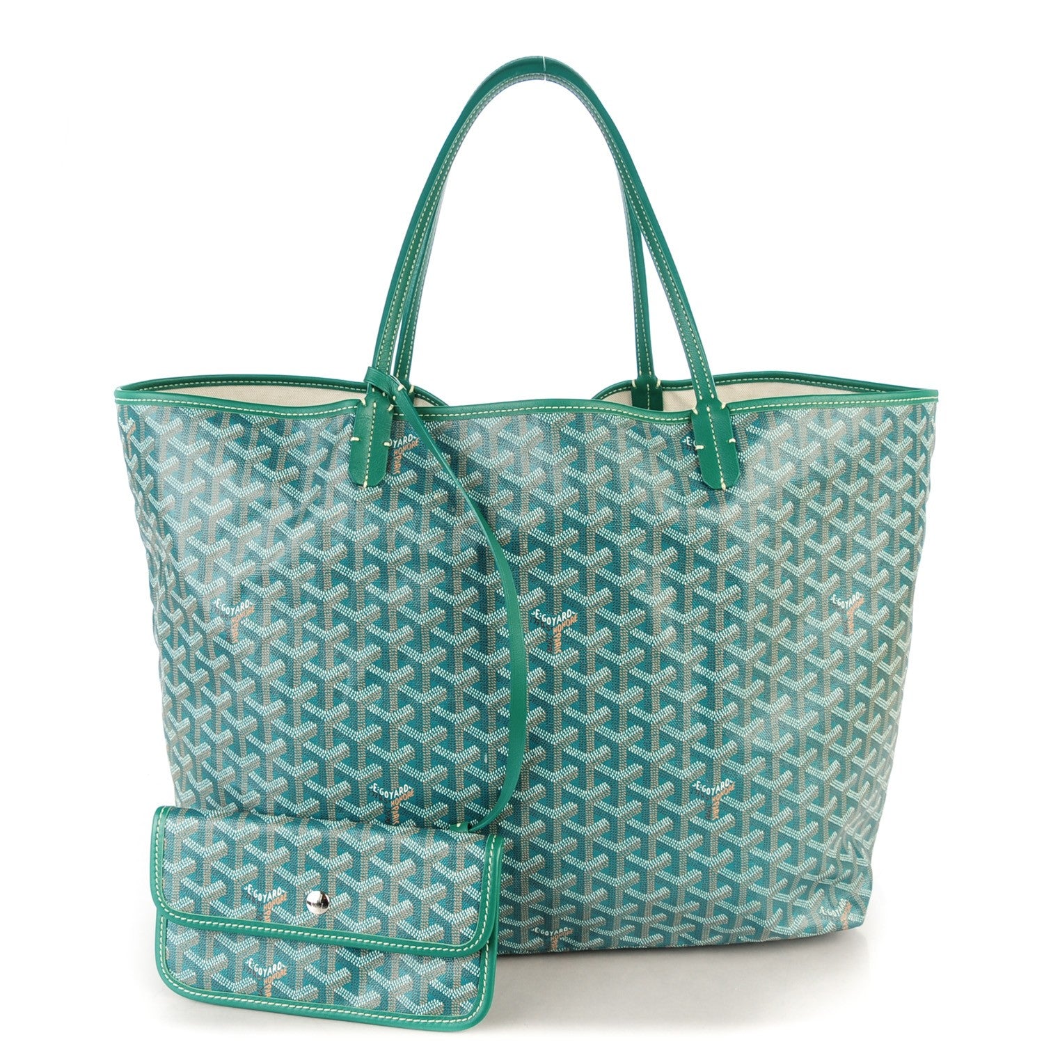 Goyard Goyardine Saint Louis GM Green 1 of 8
