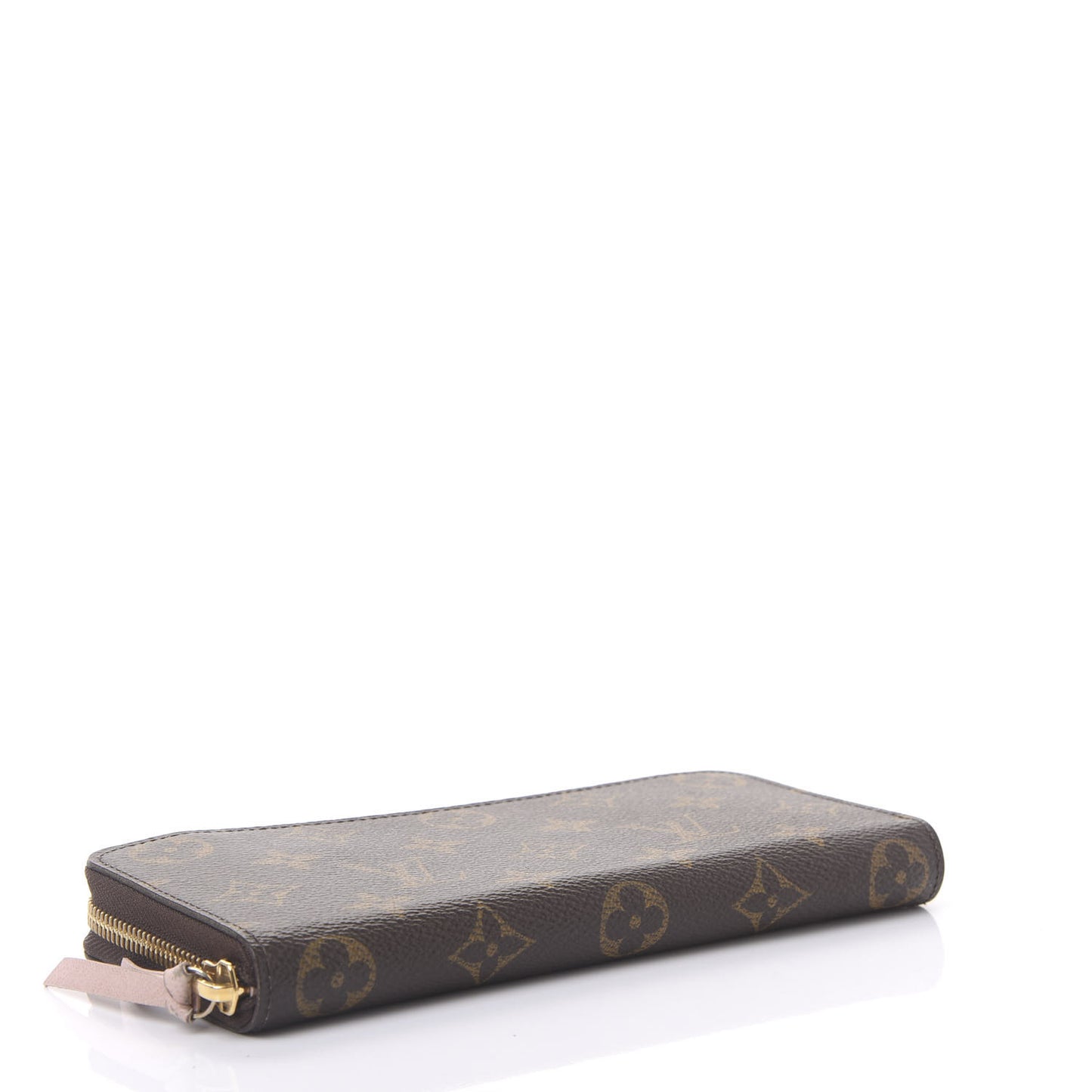 Monogram Clemence Wallet Rose Ballerine