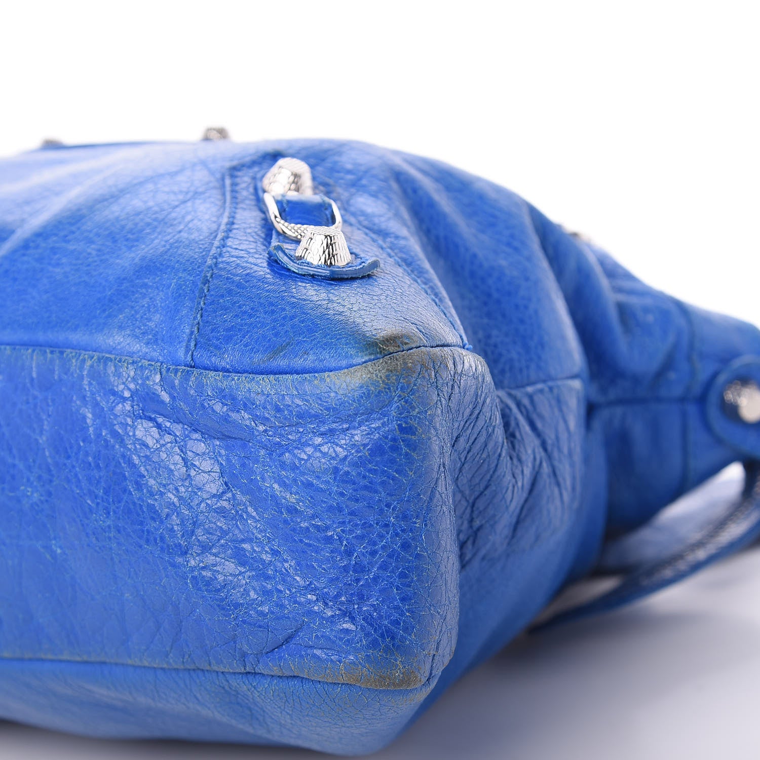 Balenciaga Agneau Giant 12 Silver Hardware Town Bleu Lazuli 13 of 19