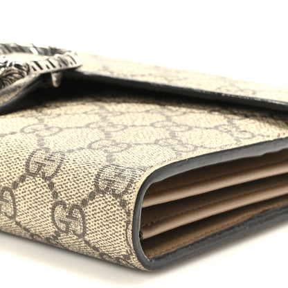 Gucci GG Supreme Monogram Mini Dionysus Chain Wallet Beige Taupe 10 of 10