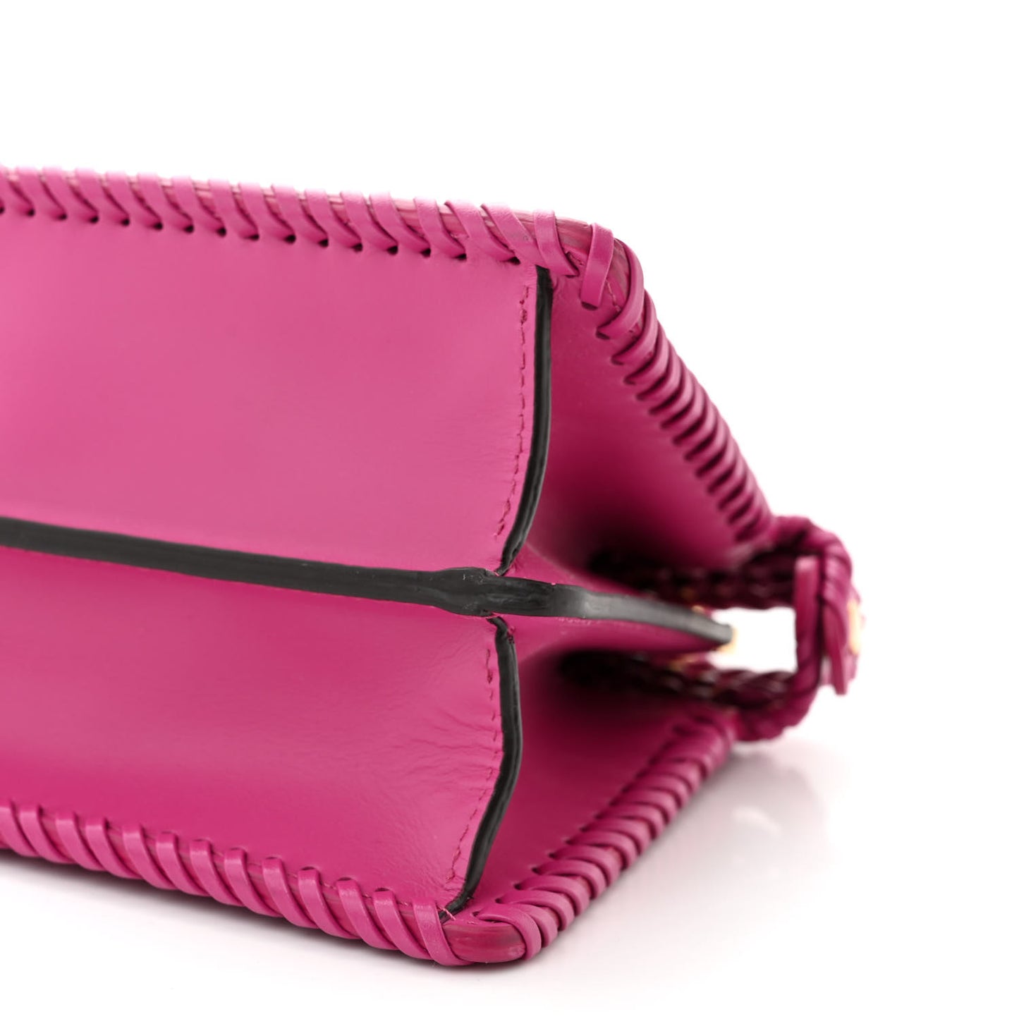 Vitello King Shiny Nappa Intreccio Petite Peekaboo I SEE U Satchel Ciclamino Pilar