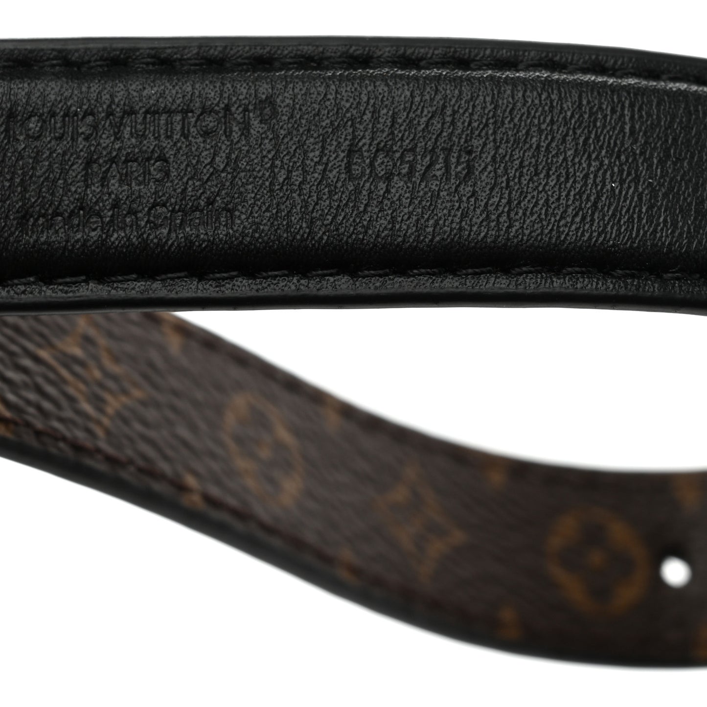 Monogram 20mm Pretty Reversible Belt 75 30 Black