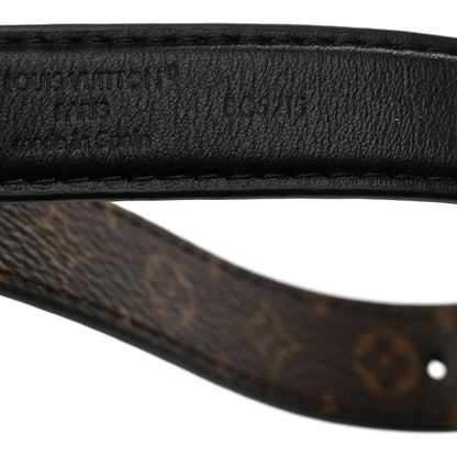 Louis Vuitton Monogram 20mm Pretty Reversible Belt 75 30 Black 6 of 8
