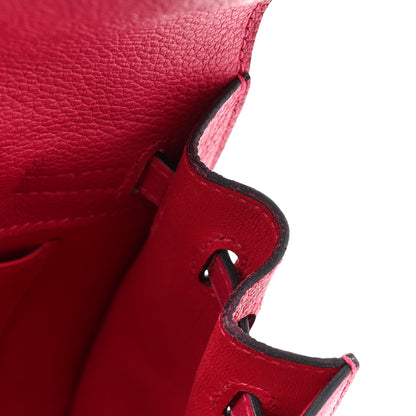 Hermes Evercolor Kelly Danse II Belt Bag Framboise 11 of 19