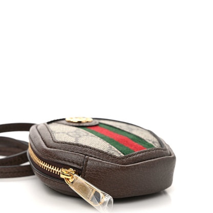 Gucci GG Supreme Monogram Web Ophidia Wrist Pouch Beige New Acero 8 of 9