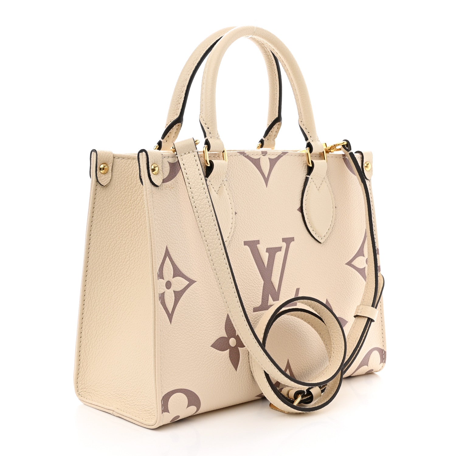 Louis Vuitton Empreinte Monogram Giant Onthego PM Creme Bois de Rose 3 of 11