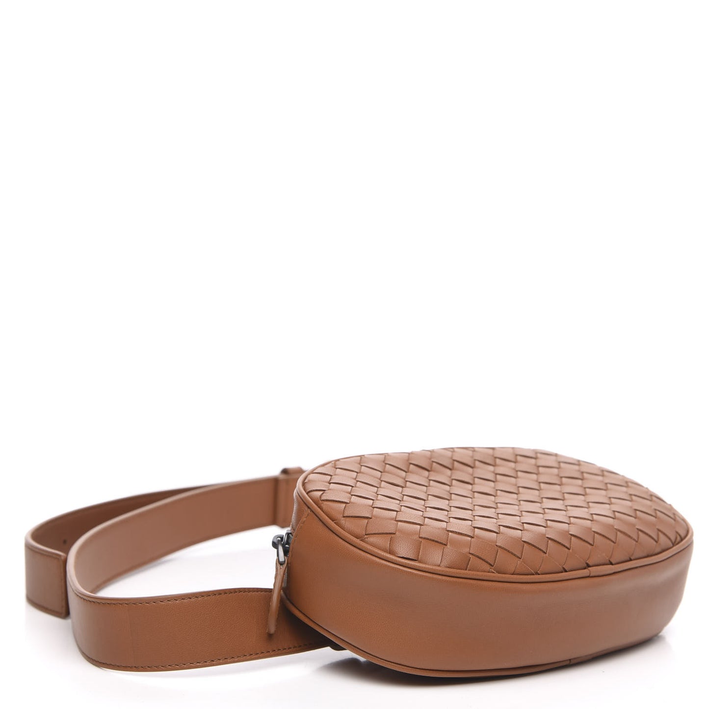 Nappa Intrecciato Belt Bag Noce