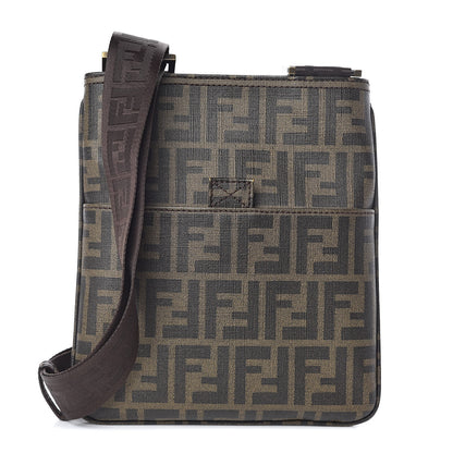 Fendi Zucca Spalmati Messenger Bag Tobacco 1 of 8
