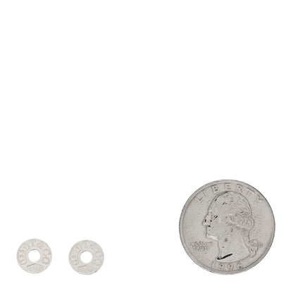 Tiffany Sterling Silver 1837 Circle Earrings 2 of 4