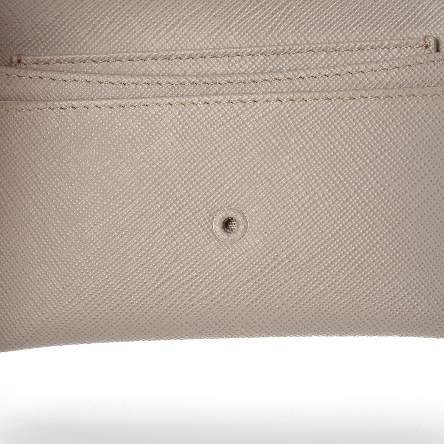 Prada Saffiano Metal Flap Card Holder Pomice 7 of 10
