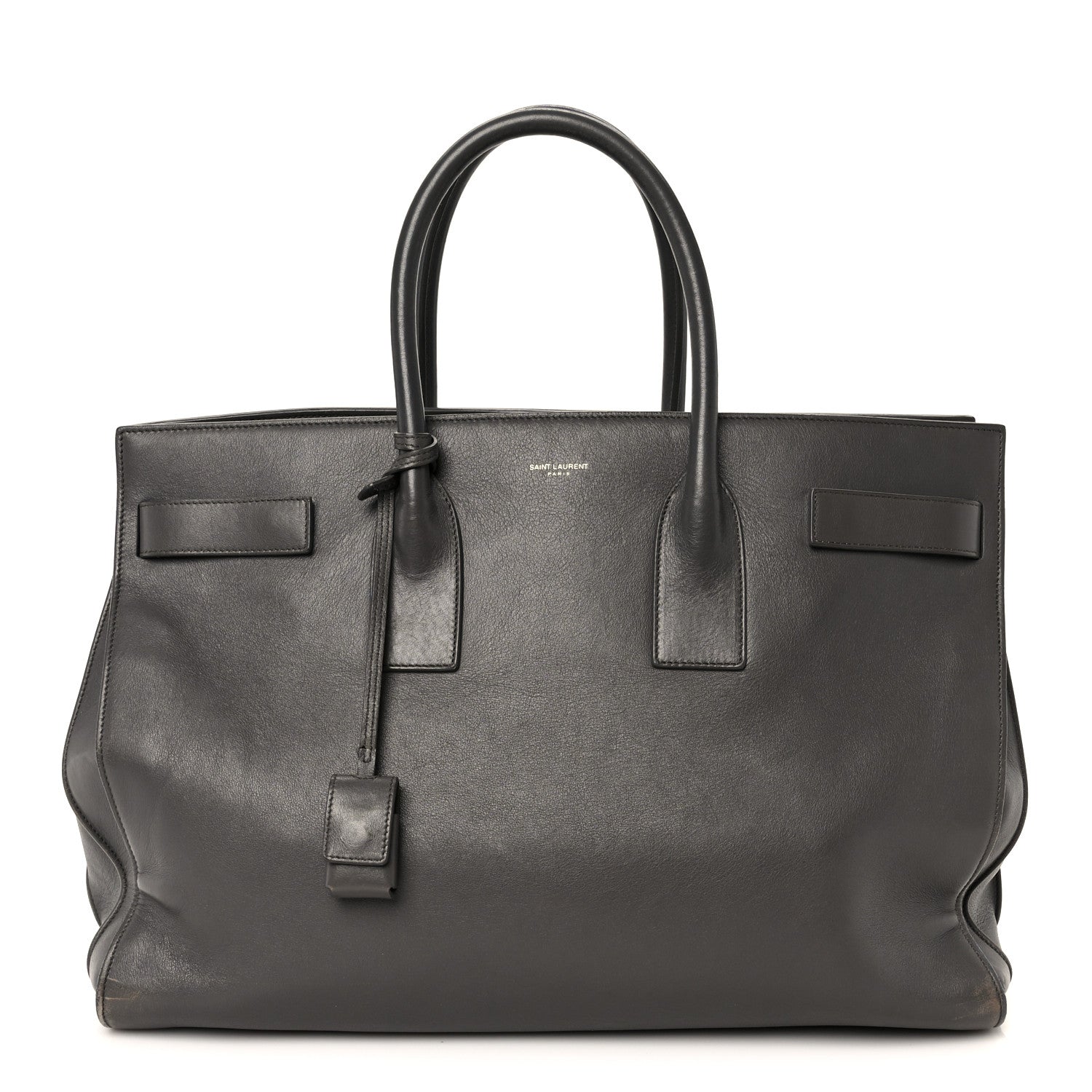 Saint Laurent Calfskin Large Sac de Jour Carryall Grey 1 of 13